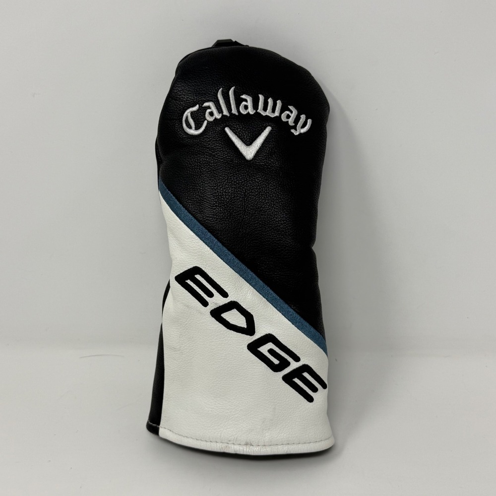 Callaway‎ Edge Fairway Wood Headcover Black White Blue Adjustable Number Tag